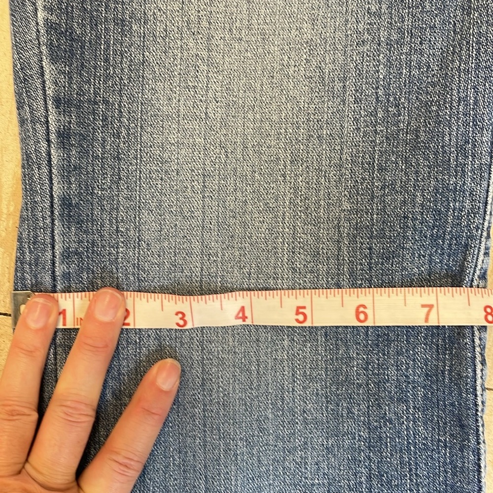 Classic Y2K Women's Low Rise Slim Flare Jeans 98% Cotton Denim 32 x 31 - Picture 13 of 16